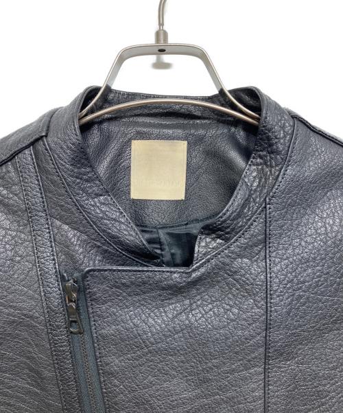 FACTOTUM（ファクトタム）FACTOTUM (ファクトタム) カウレザーライダースジャケット ブラック サイズ:44の古着・服飾アイテム