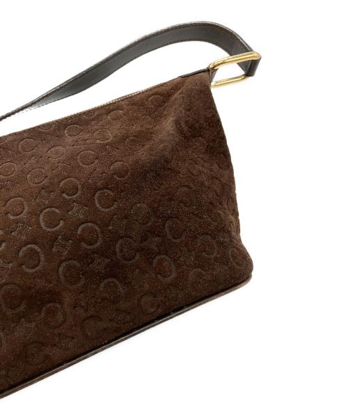 CELINE（セリーヌ）CELINE (セリーヌ) Cブラゾン ワンショルダーバッグ ブラウンの古着・服飾アイテム