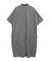 DANTON (ダントン) COTTON POPLIN PO  / コットンポプリン プルオーバー シャツワンピース ブラック×ホワイト サイズ:36：6000円