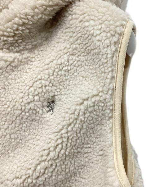 Gymphlex（ジムフレックス）Gymphlex (ジムフレックス) BOA HOODED SHORT VEST / ボアフーデッド ショートベスト ホワイト サイズ:14 未使用品の古着・服飾アイテム