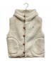 Gymphlex（ジムフレックス）の古着「BOA HOODED SHORT VEST / ボアフーデッド ショートベスト」｜ホワイト