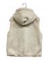 Gymphlex (ジムフレックス) BOA HOODED SHORT VEST / ボアフーデッド ショートベスト ホワイト サイズ:14 未使用品：10000円