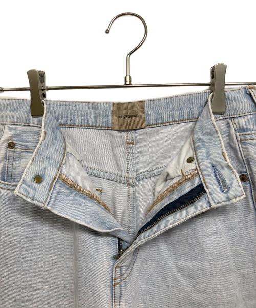 THESHISHIKUI（シシクイ）THESHISHIKUI (シシクイ) BASIC JEANS アイスピンク インディゴ サイズ:24の古着・服飾アイテム