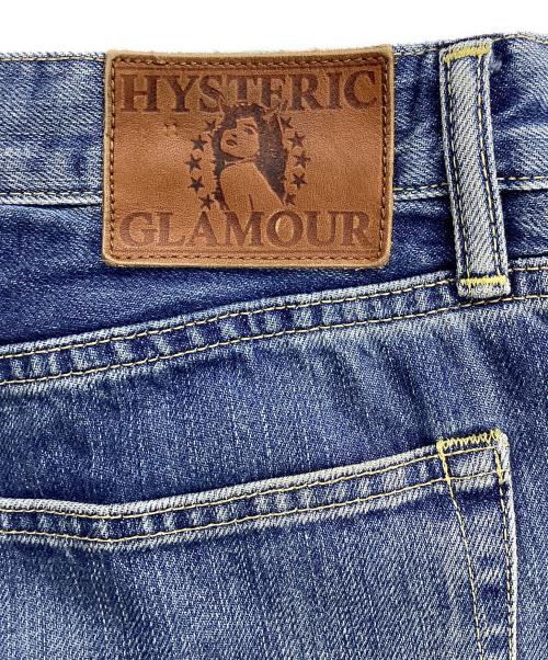 Hysteric Glamour（ヒステリックグラマー）Hysteric Glamour (ヒステリックグラマー) HRK加工 スタッズ デニムパンツ インディゴ サイズ:32inchの古着・服飾アイテム