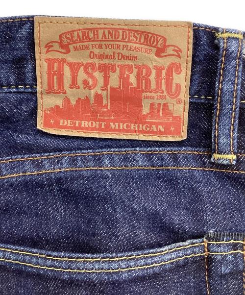 Hysteric Glamour（ヒステリックグラマー）Hysteric Glamour (ヒステリックグラマー) RAWデニムスリムストレートパンツ インディゴ サイズ:32inchの古着・服飾アイテム