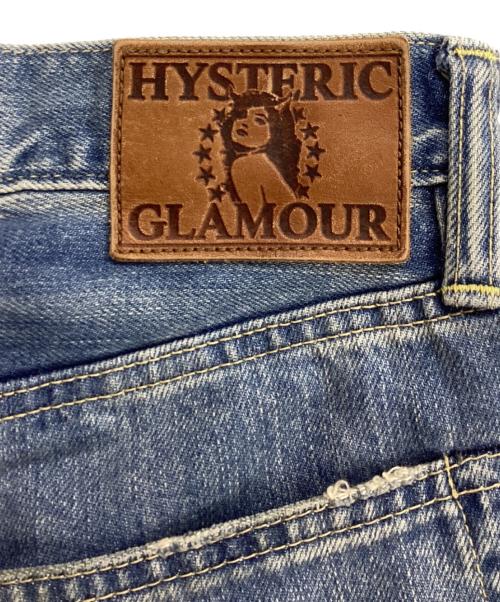 Hysteric Glamour（ヒステリックグラマー）Hysteric Glamour (ヒステリックグラマー) SP加工WR スタッズ デニムパンツ インディゴ サイズ:32inchの古着・服飾アイテム