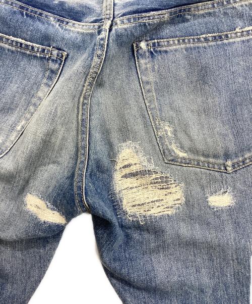 Hysteric Glamour（ヒステリックグラマー）Hysteric Glamour (ヒステリックグラマー) SP加工WR スタッズ デニムパンツ インディゴ サイズ:32inchの古着・服飾アイテム