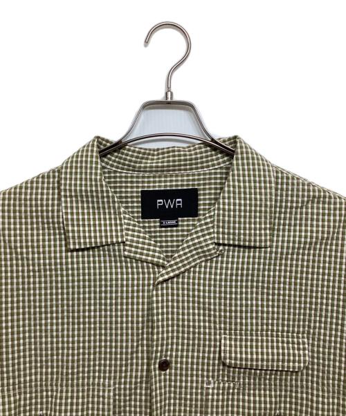 PWA（プア）PWA (プア) MINI SUCKER S/S SHIRT グリーン サイズ:ＸＬの古着・服飾アイテム