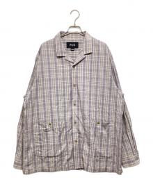 PWA（プア）の古着「LINEN MIX O/C SHIRT」｜ベージュ
