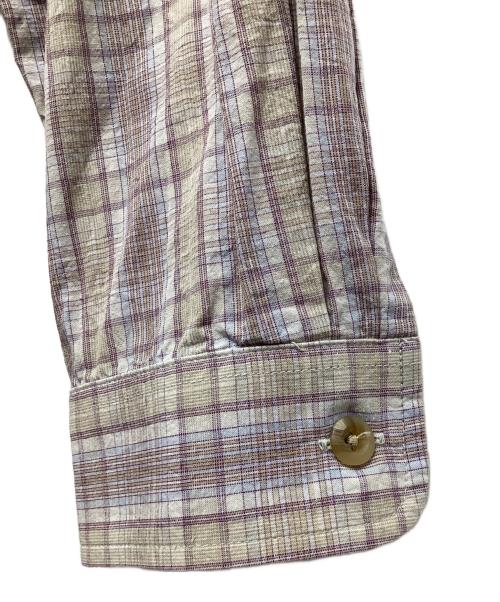 PWA（プア）PWA (プア) LINEN MIX O/C SHIRT ベージュ サイズ:ＸＬの古着・服飾アイテム