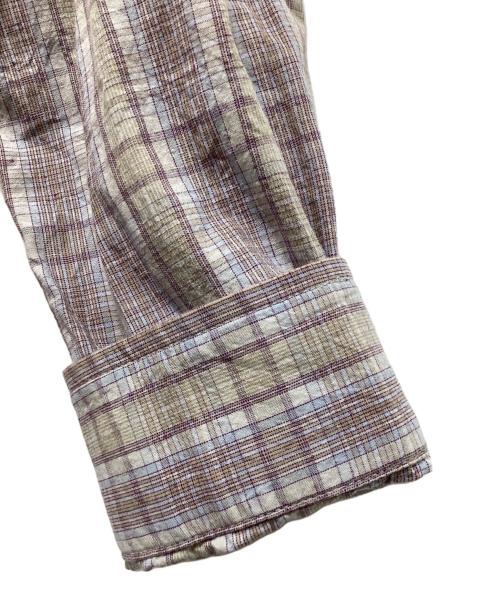 PWA（プア）PWA (プア) LINEN MIX O/C SHIRT ベージュ サイズ:ＸＬの古着・服飾アイテム