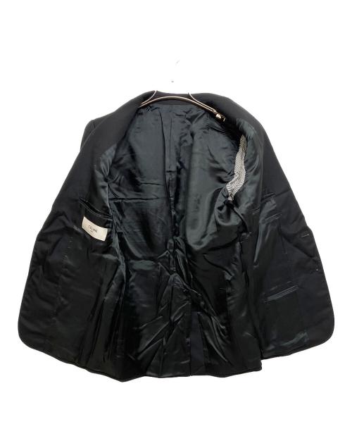 CELINE（セリーヌ）CELINE (セリーヌ) ノッチドラペル2Bテーラードジャケット ブラック サイズ:SIZE44の古着・服飾アイテム