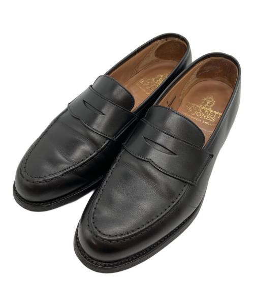 Crockett & Jones（クロケット＆ジョーンズ）Crockett & Jones (クロケット＆ジョーンズ) BOSTON2 コインローファー ブラック サイズ:6 1/2の古着・服飾アイテム