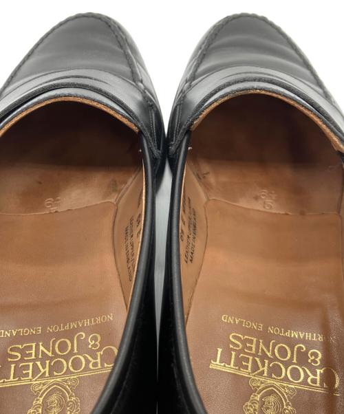 Crockett & Jones（クロケット＆ジョーンズ）Crockett & Jones (クロケット＆ジョーンズ) BOSTON2 コインローファー ブラック サイズ:6 1/2の古着・服飾アイテム