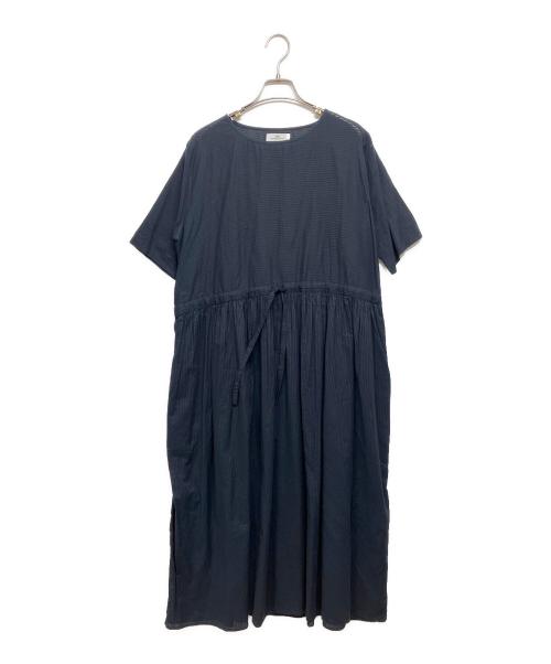 SOIL（ソイル）SOIL (ソイル) コットンボイル ワンピース ネイビー サイズ:SIZE2の古着・服飾アイテム