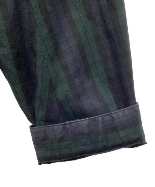 FRED PERRY（フレッドペリー）FRED PERRY (フレッドペリー) ウォーター リペレント フィッシュテール パーカー ネイビー×グリーン サイズ:Lの古着・服飾アイテム