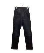 G-STAR RAWジースターロゥ）の古着「VIRJINYA SLIM / スリムデニムパンツ」｜ブラック