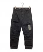 G-STAR RAWジースターロゥ）の古着「BOYFRIEND TAPERED CARGO PANTS / カーゴパンツ」｜ブラック
