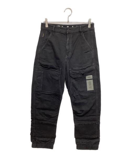 G-STAR RAW（ジースターロゥ）G-STAR RAW (ジースターロゥ) BOYFRIEND TAPERED CARGO PANTS / カーゴパンツ ブラック サイズ:W24の古着・服飾アイテム