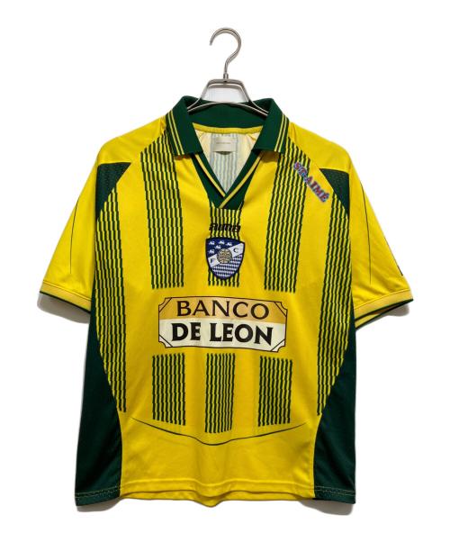Aime Leon Dore（エメレオンドレ）Aime Leon Dore (エメレオンドレ) Team leon soccer jersey イエロー×グリーン サイズ:Mの古着・服飾アイテム