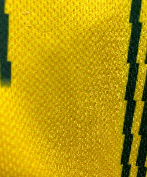 Aime Leon Dore（エメレオンドレ）Aime Leon Dore (エメレオンドレ) Team leon soccer jersey イエロー×グリーン サイズ:Mの古着・服飾アイテム