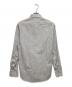 Saint Laurent Paris (サンローランパリ) ストライプシャツ ホワイト×ブラウン サイズ:36/14：15000円