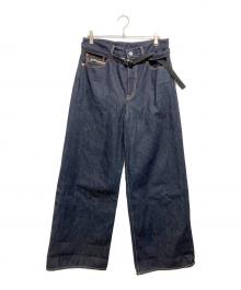 sacai（サカイ）の古着「Wide Denim Pants / SCM-208」｜インディゴ