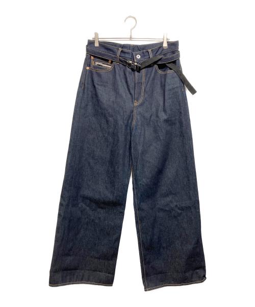 sacai（サカイ）sacai (サカイ) Wide Denim Pants / SCM-208 インディゴ サイズ:3の古着・服飾アイテム