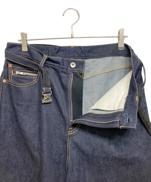 sacai（サカイ）sacai (サカイ) Wide Denim Pants / SCM-208 インディゴ サイズ:3の古着・服飾アイテム