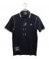FRED PERRY（フレッドペリー）の古着「プリントポロシャツ」｜ブラック
