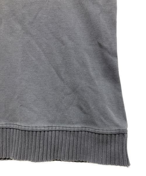 FRED PERRY（フレッドペリー）FRED PERRY (フレッドペリー) RAF SIMONS (ラフシモンズ) ニットリブ ラグランTシャツ グレー サイズ:36の古着・服飾アイテム