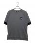 FRED PERRY（フレッドペリー）の古着「ニットリブ ラグランTシャツ」｜グレー