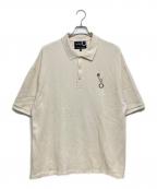 FRED PERRY×RAF SIMONSフレッドペリー×ラフシモンズ）の古着「セーフティピンポロシャツ」｜アイボリー