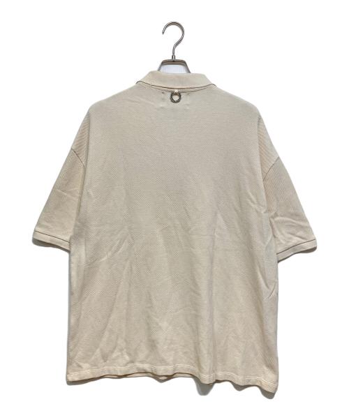 FRED PERRY（フレッドペリー）FRED PERRY (フレッドペリー) RAF SIMONS (ラフシモンズ) セーフティピンポロシャツ アイボリー サイズ:Mの古着・服飾アイテム