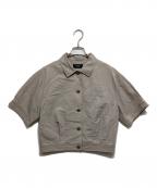 SINMEシンメ）の古着「コンパクトシャツジャケット」｜グレージュ