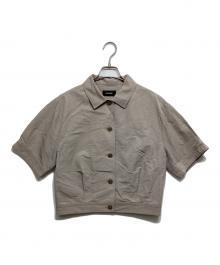 SINME（シンメ）の古着「コンパクトシャツジャケット」｜グレージュ