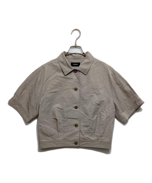 SINME（シンメ）SINME (シンメ) コンパクトシャツジャケット グレージュ サイズ:Mの古着・服飾アイテム
