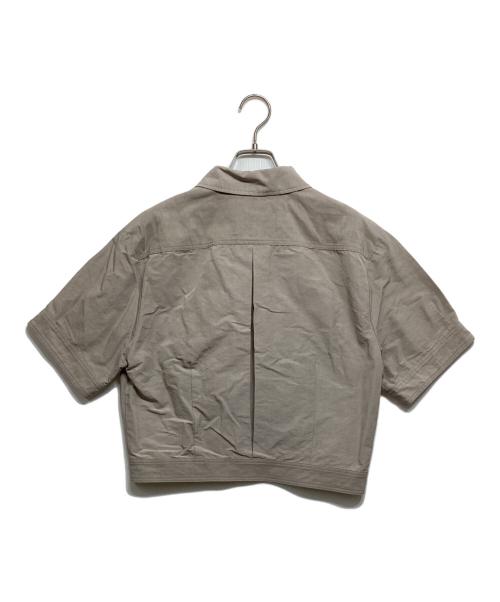 SINME（シンメ）SINME (シンメ) コンパクトシャツジャケット グレージュ サイズ:Mの古着・服飾アイテム