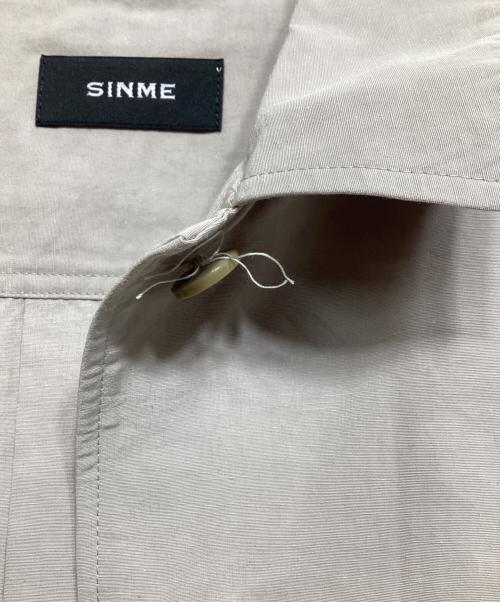 SINME（シンメ）SINME (シンメ) コンパクトシャツジャケット グレージュ サイズ:Mの古着・服飾アイテム