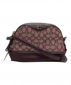 COACHコーチ）の古着「Ivie Crossbody Bag」｜バーガンディー