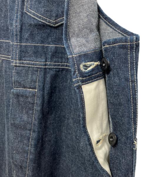 BURGUS PLUS（バーガスプラス）BURGUS PLUS (バーガスプラス) Denim Bib Overall インディゴ サイズ:32の古着・服飾アイテム