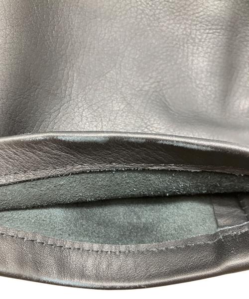 Schott（ショット）Schott (ショット) ストレートレザーパンツ ブラック サイズ:32の古着・服飾アイテム