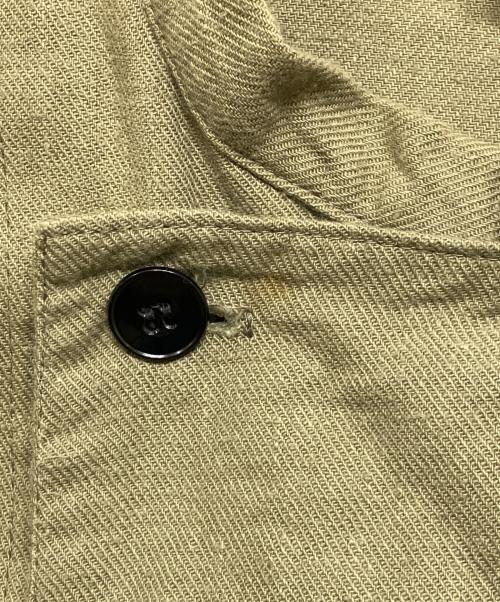 EURO MILITARY（ユーロミリタリー）Euro Military (ユーロミリタリー) コックジャケット カーキ サイズ:48の古着・服飾アイテム