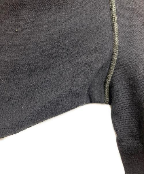 Deluxeware（デラックスウェア）Deluxeware (デラックスウェア) Vガゼットスウェット ブラック サイズ:Mの古着・服飾アイテム