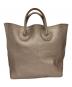 YOUNG & OLSEN The DRYGOODS STORE（ヤングアンドオルセン ザ ドライグッズストア）の古着「EMBOSSED LEATHER D TOTE」｜ピンクゴールド