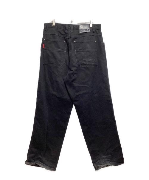 SOUTHPOLE（サウスポール）SOUTHPOLE (サウスポール) カットデザインデニムパンツ ブラック サイズ:SIZE W36の古着・服飾アイテム