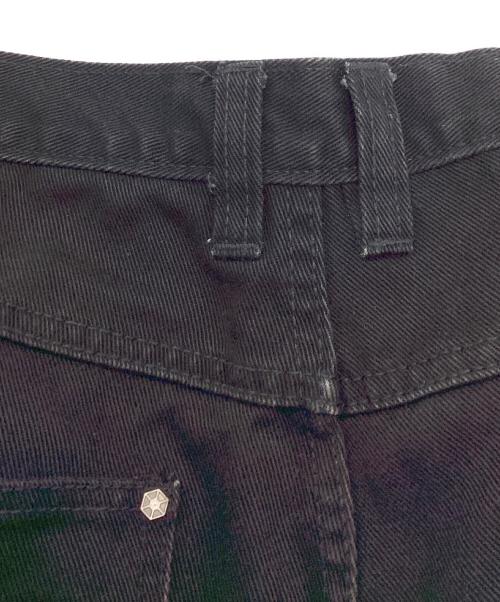 SOUTHPOLE（サウスポール）SOUTHPOLE (サウスポール) カットデザインデニムパンツ ブラック サイズ:SIZE W36の古着・服飾アイテム