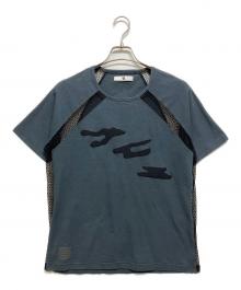 OLLY SHINDER（オリーシンダー）の古着「GORE PATCH  T SHIRT」｜ネイビー