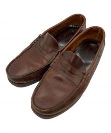 PARABOOT（パラブーツ）の古着「CORAUX モカシンコインローファー」｜ブラウン