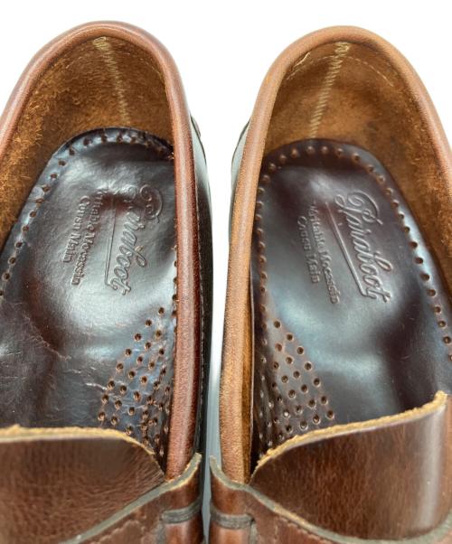 PARABOOT（パラブーツ）PARABOOT (パラブーツ) CORAUX モカシンコインローファー ブラウン サイズ:5 1/2の古着・服飾アイテム